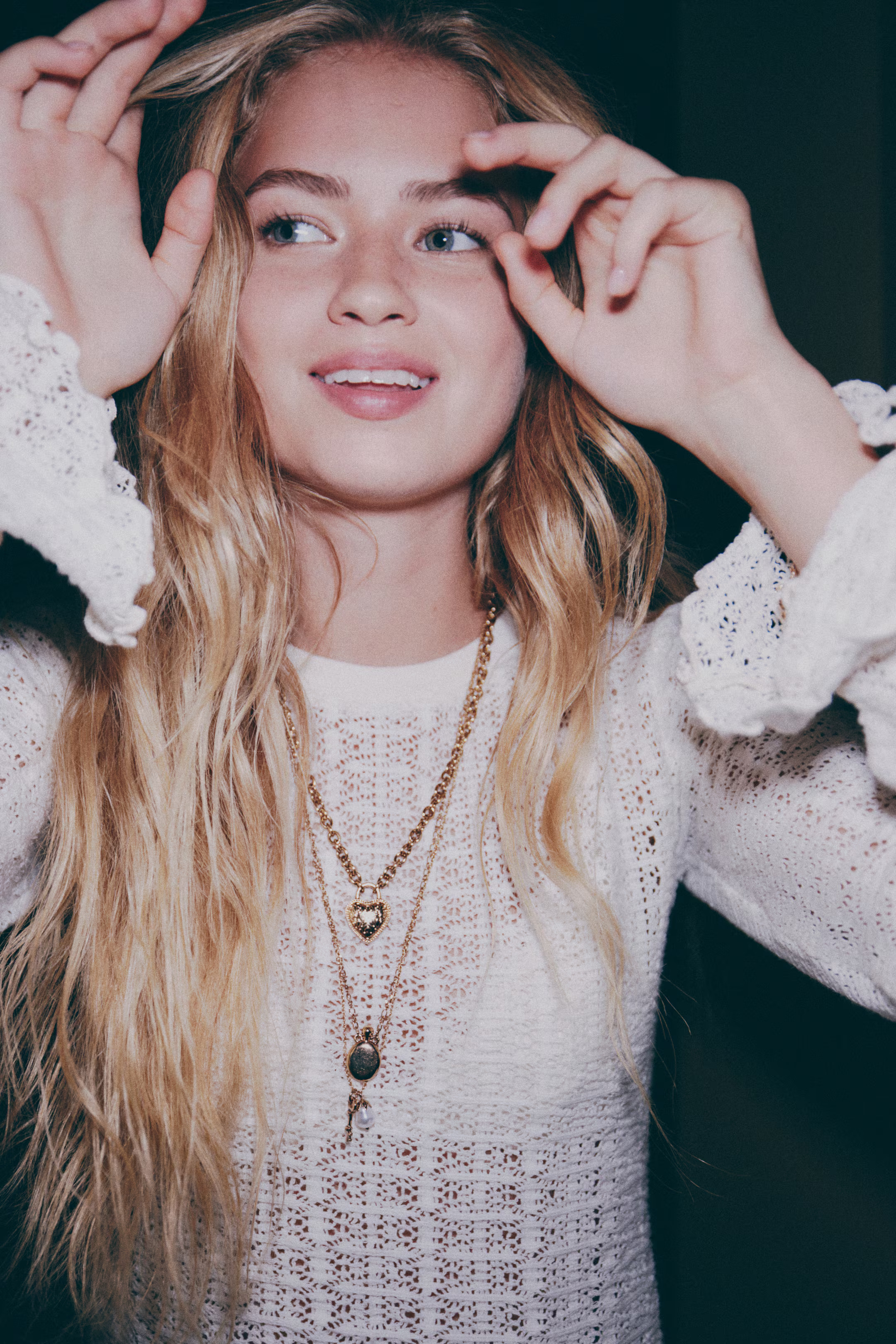 Knitted lace-look top | H&M (UK, MY, IN, SG, PH, TW, HK)