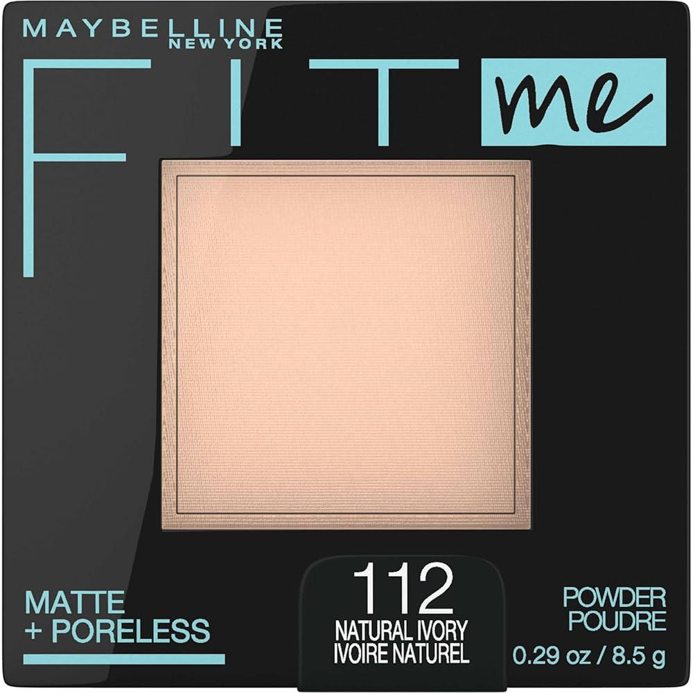 Maybelline Fit Me Matte + Poreless Pressed Face Powder Makeup & Setting Powder, Natural Ivory, 1 ... | Amazon (US)