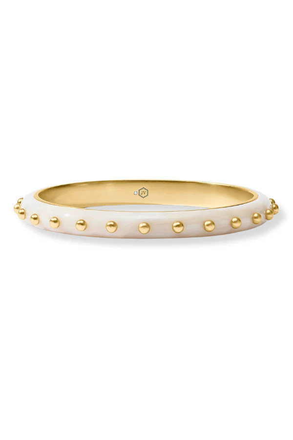 Julie Vos Colette Alabaster Bangle Bracelet | The Willow Tree