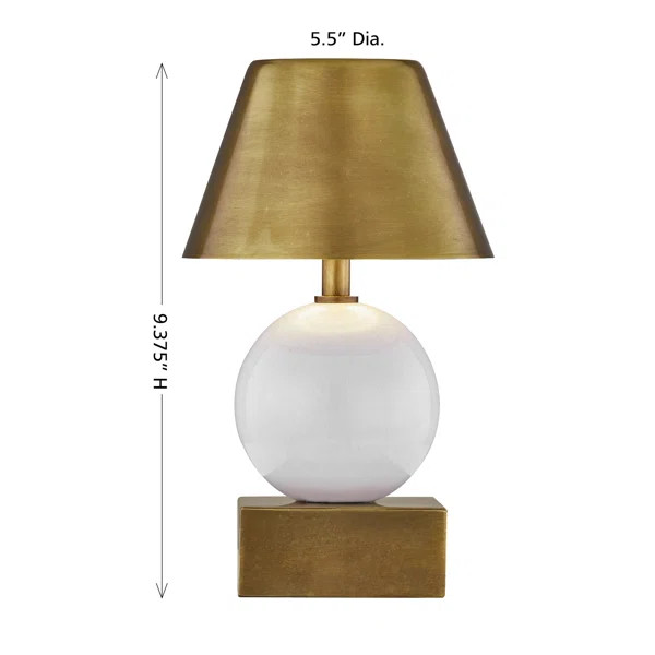 Silas 1-Light Portable Rechargeable LED Table Lamp | Wayfair North America