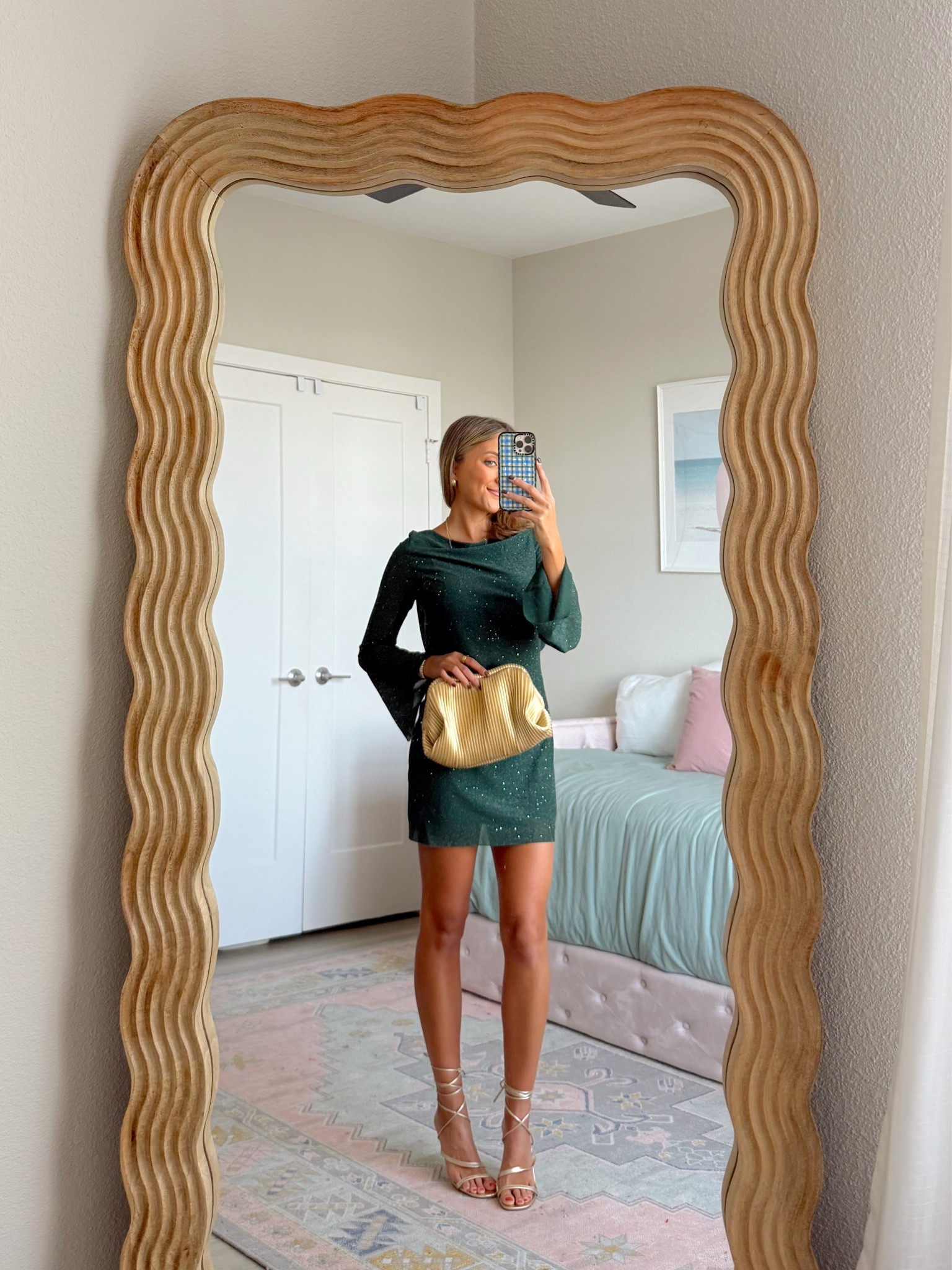 amazon holiday outfit idea / christmas party outfit idea ❤️🎄 wearing an XS in this sparkly party dress 

#LTKootd #LTKHoliday