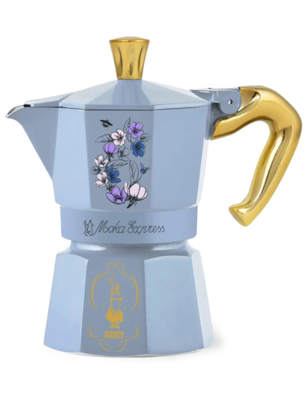 Bialetti Bridgerton Moka Express coffee maker (187g) - Blue | Farfetch Global