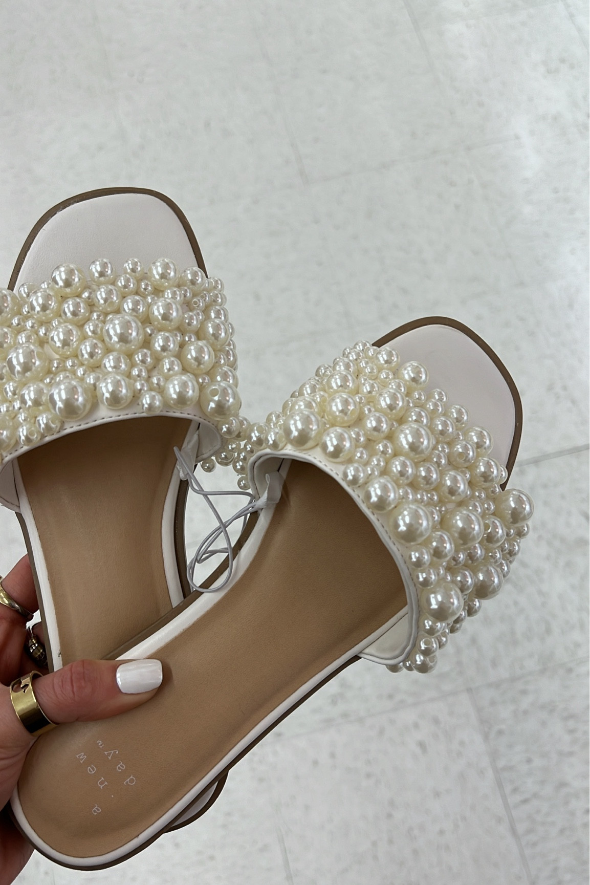 Target Pearl sandals! TTS!