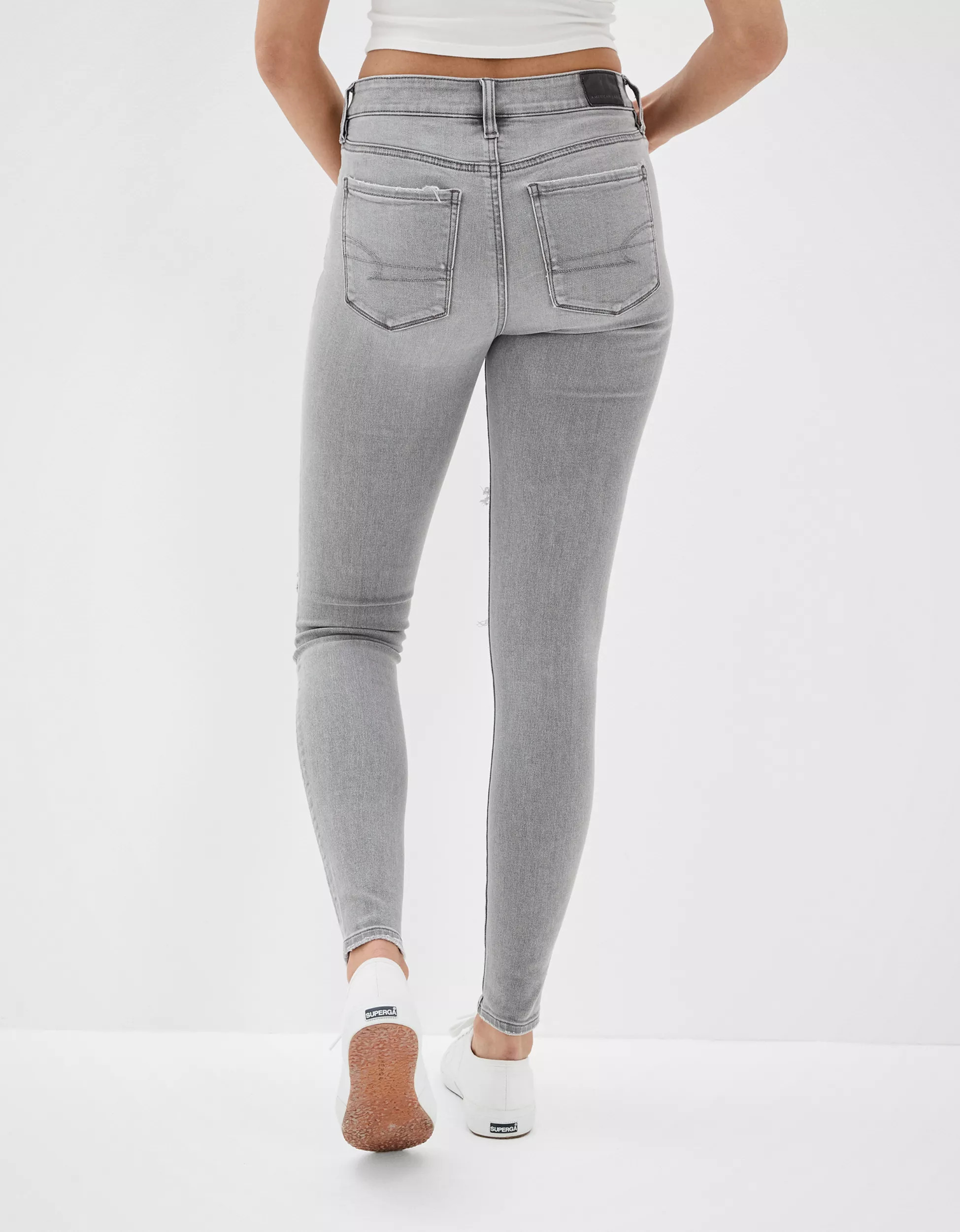 AE Ne(x)t Level Ripped High-Waisted Jegging | American Eagle Outfitters (US & CA)