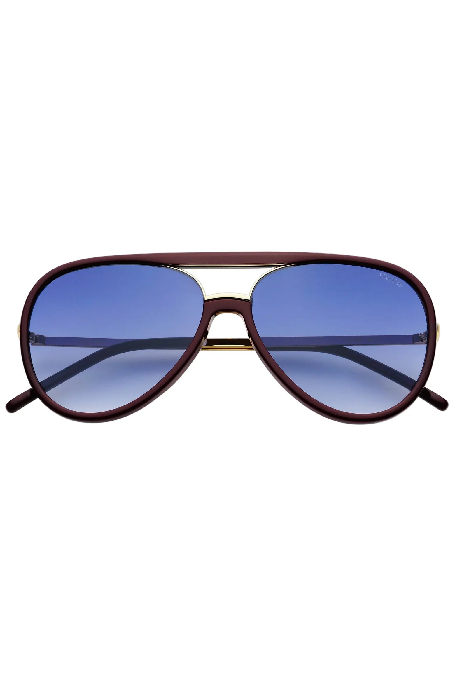 FREYRS Eyewear Shay Aviator Sunglasses in Milky Tortoise /Solid Brown at Nordstrom | Nordstrom
