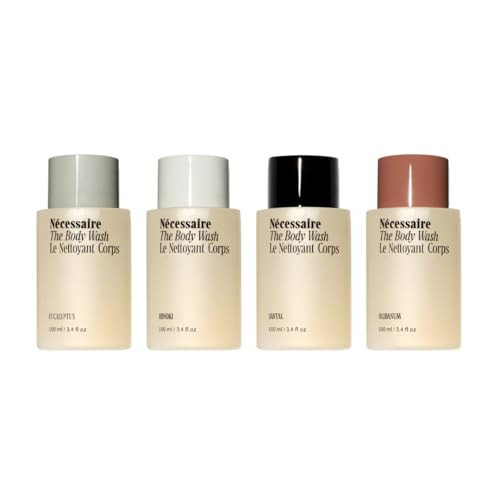 Nécessaire The Body Wash Discovery Collection. Skincare Gift Set For Women + Men. Radiance Cleanse. 4x Travel Size Skin Care Set With Vitamins + Niacinamide. 3.4 fl oz. | Amazon (US)
