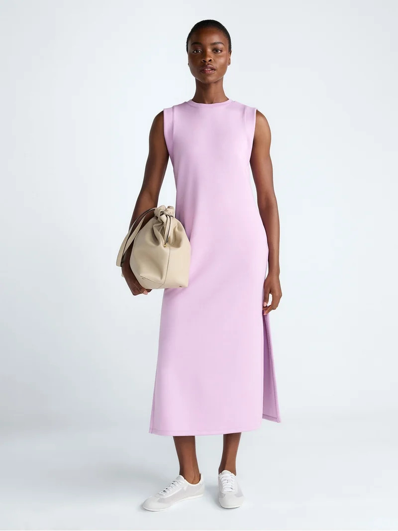 Scoop Women's and Women's Plus Scubaknit Sleeveless Maxi Dress, Sizes XS-4X | Walmart (US)