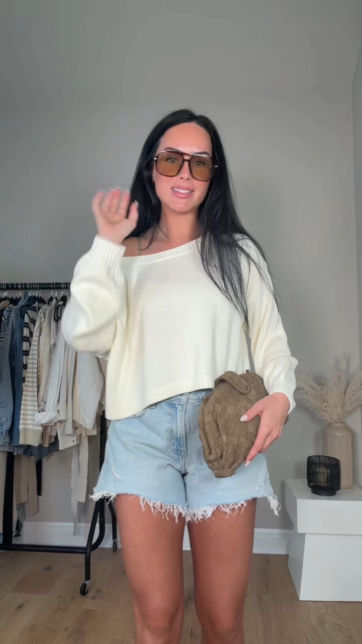 Closet staple kind of outfit 🤍 effortless, easy, and on repeat all spring & summer


My sizing 5’7, 145lbs, 32dd
I’m wearing size small tank, size medium sweater, size 27 curve love shorts 

#LTKootd #LTKSaleAlert #LTKU