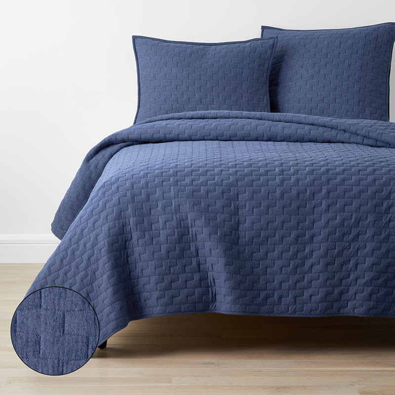Air Layer Quilt - Blue, King | The Company Store