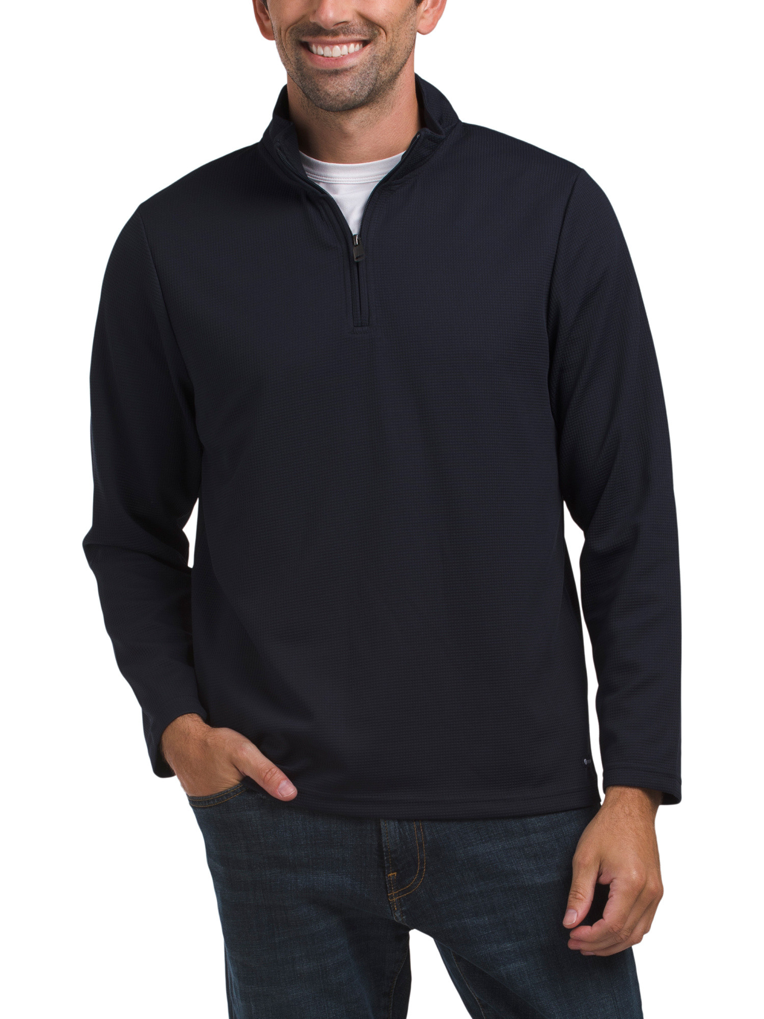 Quarter Zip Mock Neck Sweater | TJ Maxx