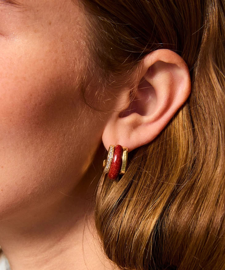 The Stone Huggie Earrings | Roxanne Assoulin