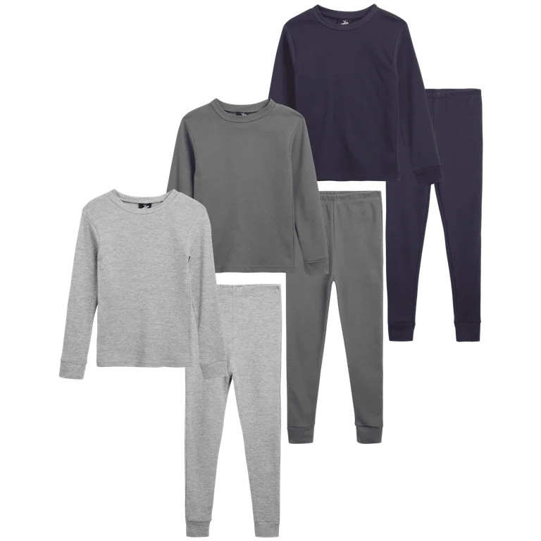Beverly Hills Polo Club Boys' Thermal Underwear - 6 Piece Waffle Knit Top and Long Johns (2T-18) ... | Walmart (US)