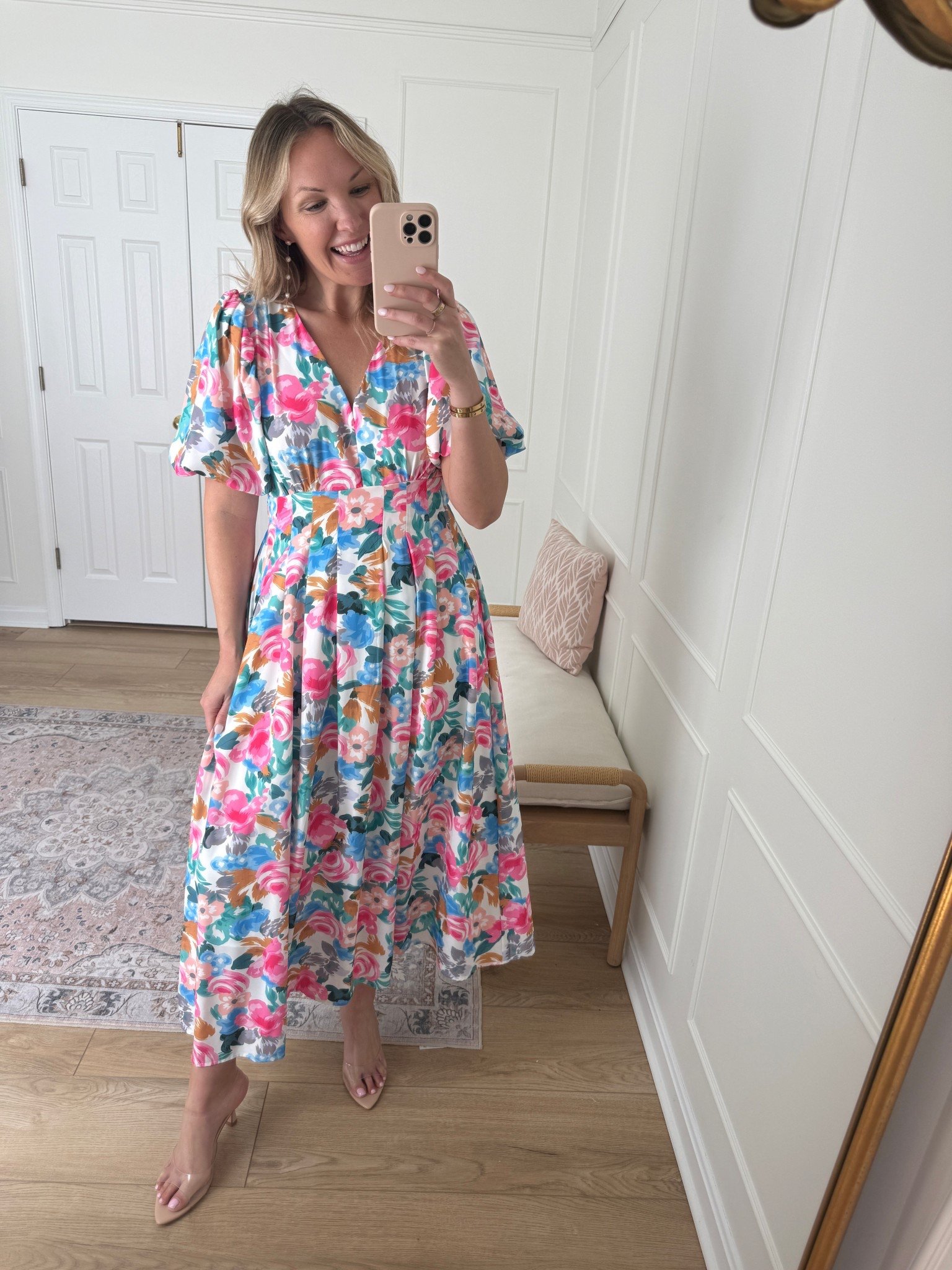 Floral dress - Easter dress - wearing a med 

#LTKMidsize #LTKSeasonal
