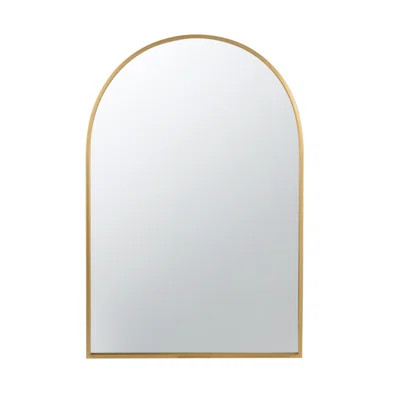 Arched Mirror with Metal Frame | Wayfair North America