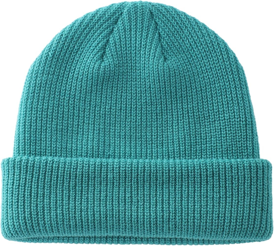Classic Double Layer Knit Beanie Hat Warm Thick Acrylic Winter Hats Daily Cuffed Beanies Watch Ha... | Amazon (US)