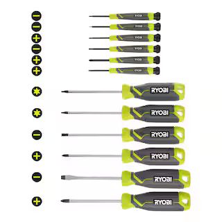 Screwdriver Set (12-Piece) with Cushion Grip Handles | The Home Depot