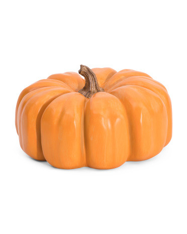 11in Resin Orange Pumpkin | TJ Maxx