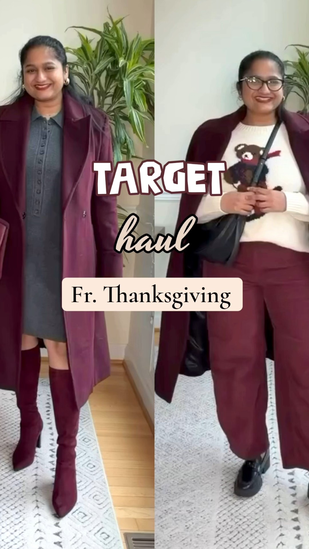 Thanksgiving outfit ideas from Target , Target sweater dress in size M (fits TTS)
Target sweater (this gives Ralph Lauren vibes) in size S 
Target Corduroy  barrel pants in size 10
Polene numero uno bag 

#LTKHoliday #LTKCyberWeek #LTKWorkwear