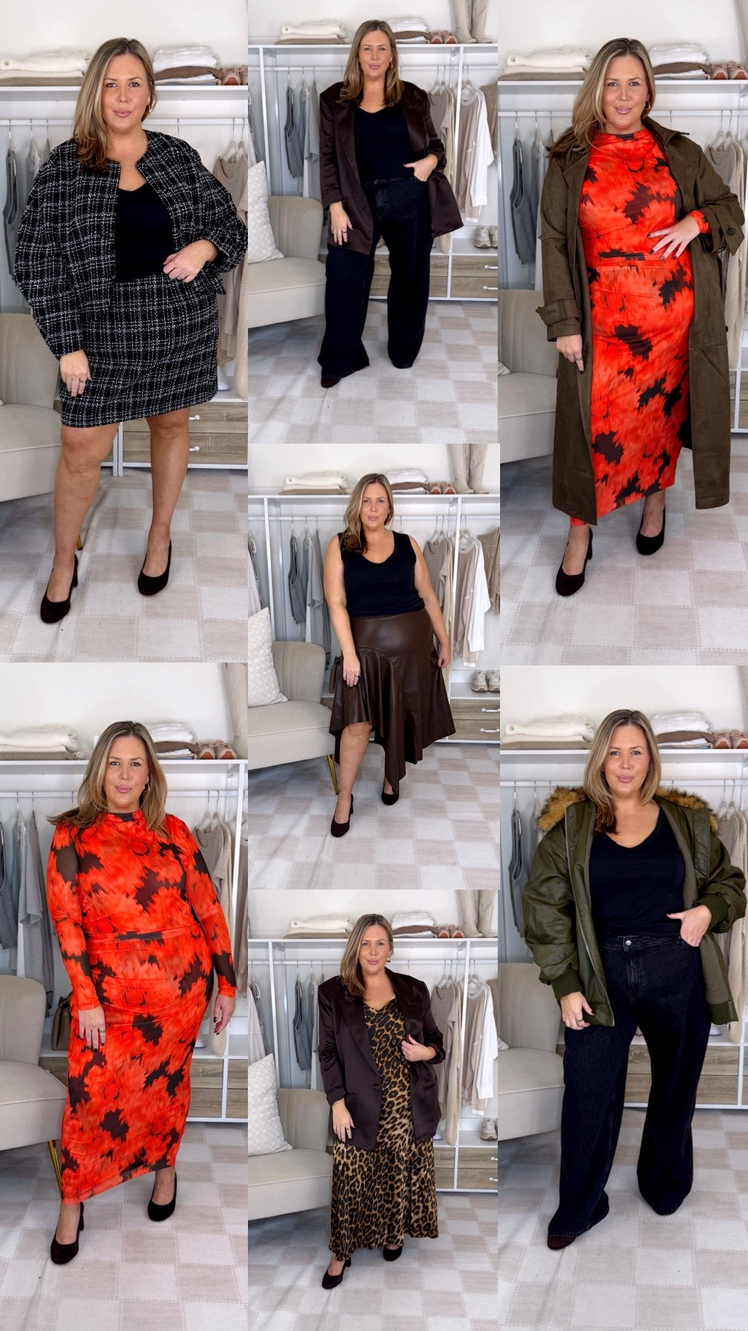 Ashley Graham x JC Penney collection haul! From left to right: 1. Wearing a 20 in the skirt, sized down to a 1X in the top, and the jacket is 18! They all fit so well! 2. The top is a 1X, jeans are a 20W, they run loose so I could have done the 18. The blazer is a 1X and has the perfect oversized fit! 3. The dress is a 1X and fits so well! The trench is also a 1X! 4. The red dress is a 1X! 5. The black top is a 1X and the skirt is as well! It does run a little generous but has great stretch! 6. The cheetah dress is a 1X and the blazer is a 1X! 7. The black top is a 1X, jeans are a 20W, and the coat is a 1X!

Use my Spanx code ASHLEYDXSPANX sitewide for 15% off and free shipping for new customers!

Plus size fashion, fall fashion, everyday outfit idea, mom style, midsize fashion, fall outfit idea, trench coat, blazer, matching set

#LTKStyleTip #LTKPlusSize #LTKMidsize