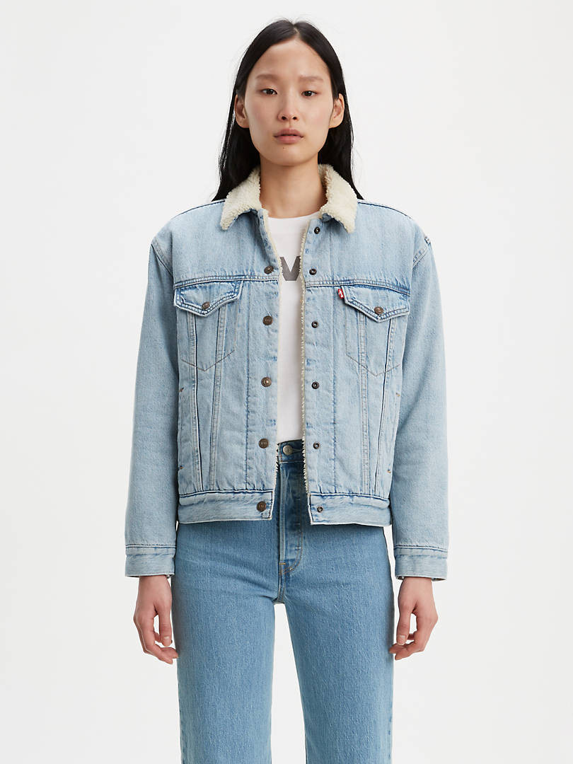Ex-boyfriend Stretch Sherpa Trucker Jacket | LEVI'S (US)