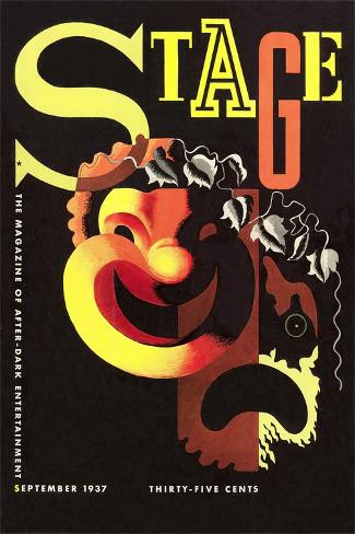 Art Print: Stage Magazine Cover, 18x12in. | Allposters.com