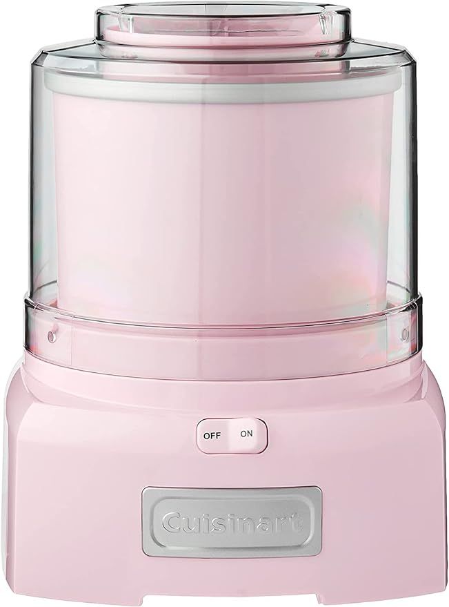 Cuisinart ICE-21PK Frozen Yogurt - Ice Cream & Sorbet Maker, Pink, 1.5 Quart | Amazon (US)