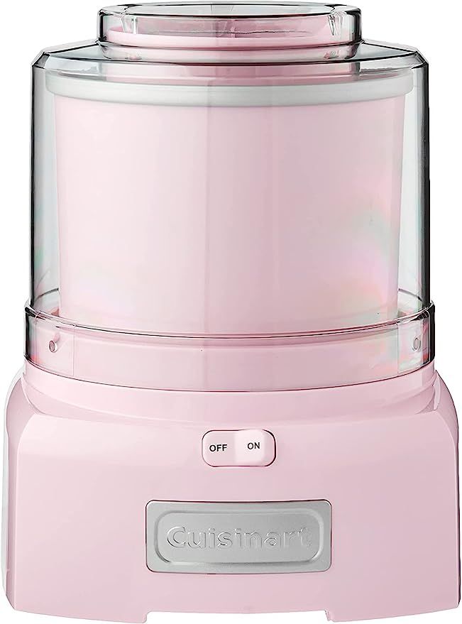 Cuisinart ICE-21PKP1 Frozen Yogurt - Ice Cream & Sorbet Maker, Pink, 1.5 Quart | Amazon (US)