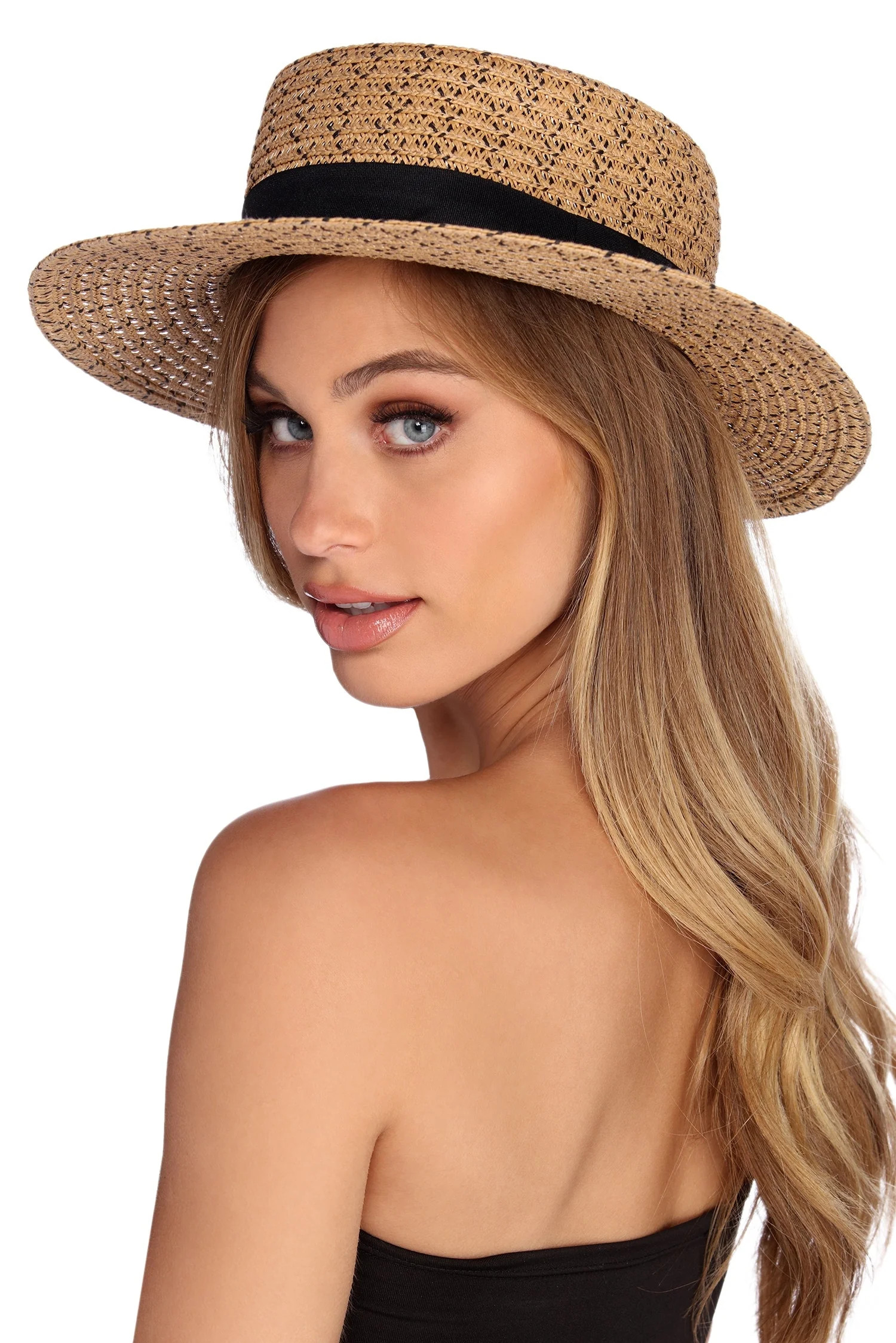 Vacay Vibes Straw Boater Hat | Windsor Stores