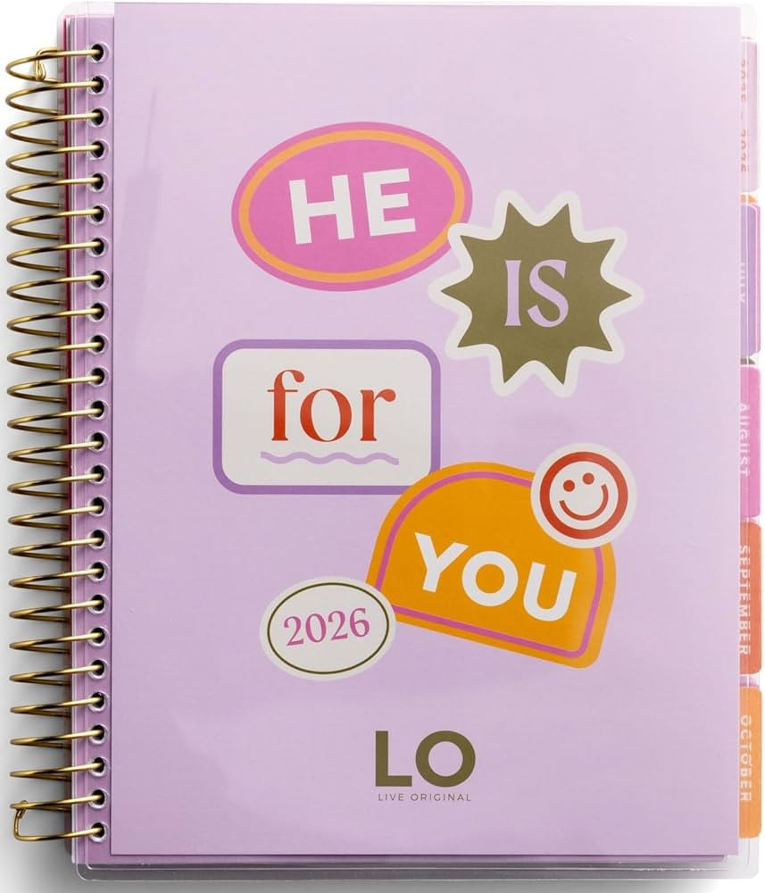 He is For You - 2025-2026 18-Month Agenda Planner (July 2025 - December 2026) | Amazon (US)