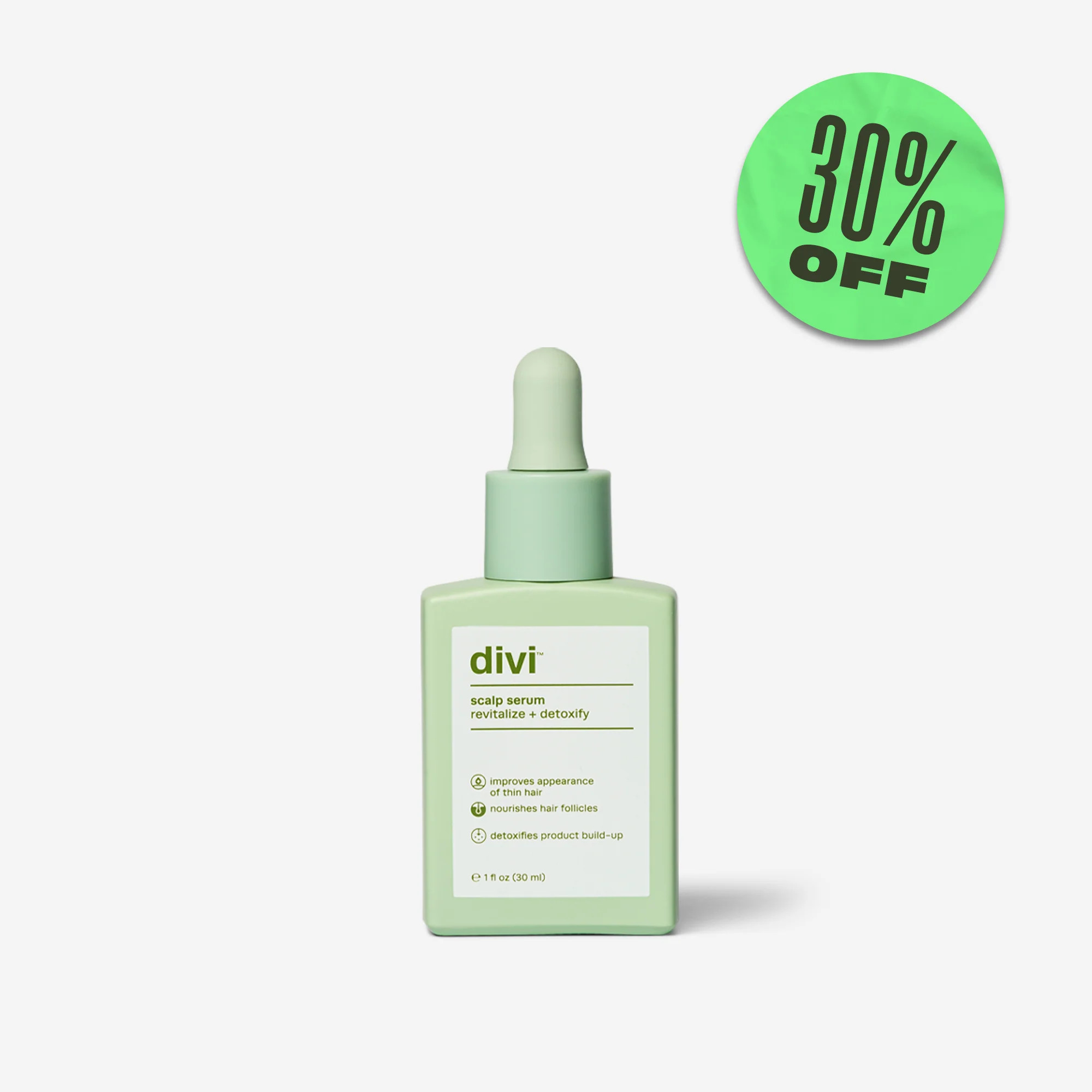 Divi 30ml Hair & Scalp Serum | Clinically Tested | Thicker-Looking Hair | Divi Official