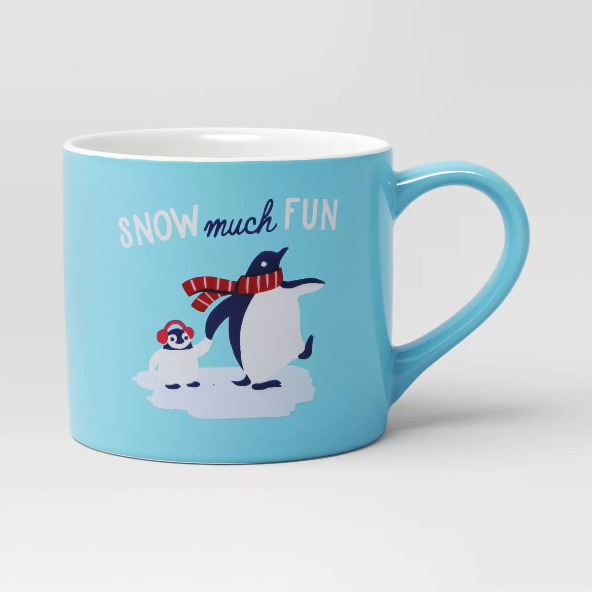 16oz Stoneware Snow Much Fun/ Christmas Penguin Mug - Wondershop™ | Target