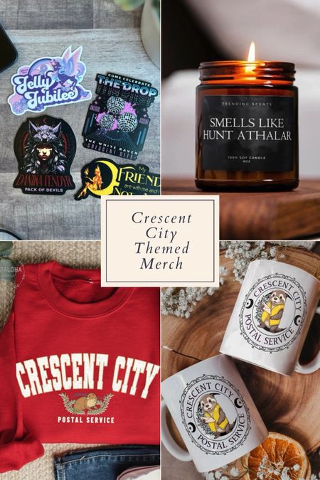 Crescent City Merch & Themed Gifts Based on Sarah J. Maas’ Fantasy Book Series - Bookish merch based on Crescent City fantasy novels, full of danger, magical creatures, and romance. Shop the best Crescent City aesthetic finds and fanart from Etsy here:

#LTKU #LTKhome #LTKSeasonal