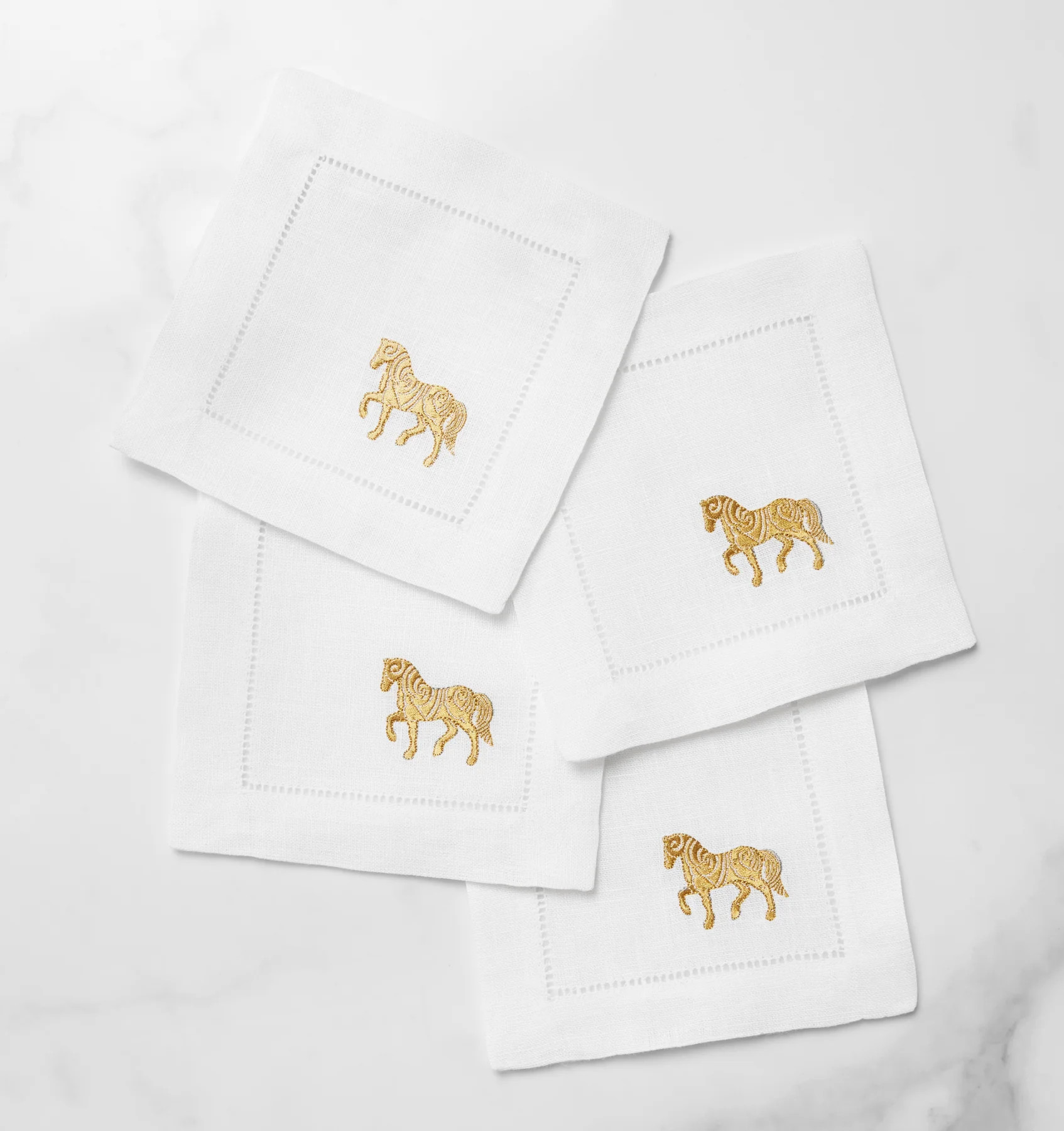 Year of the Horse Cocktail Napkins | SFERRA Fine Linens