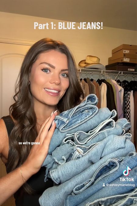 Jeans from my TikTok closet series Part 1 video! Some of these are a few years old, apologies if the links don’t work! 🫶🏻 Wide leg jeans, dad jeans, light wash denim

#LTKstyletip #LTKSeasonal #LTKSale