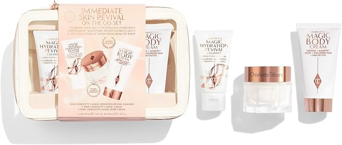 Charlotte Tilbury Immediate Skin Revival Mini Skin Care Set - Travel Size Skincare Kit with Glow ... | Amazon (US)