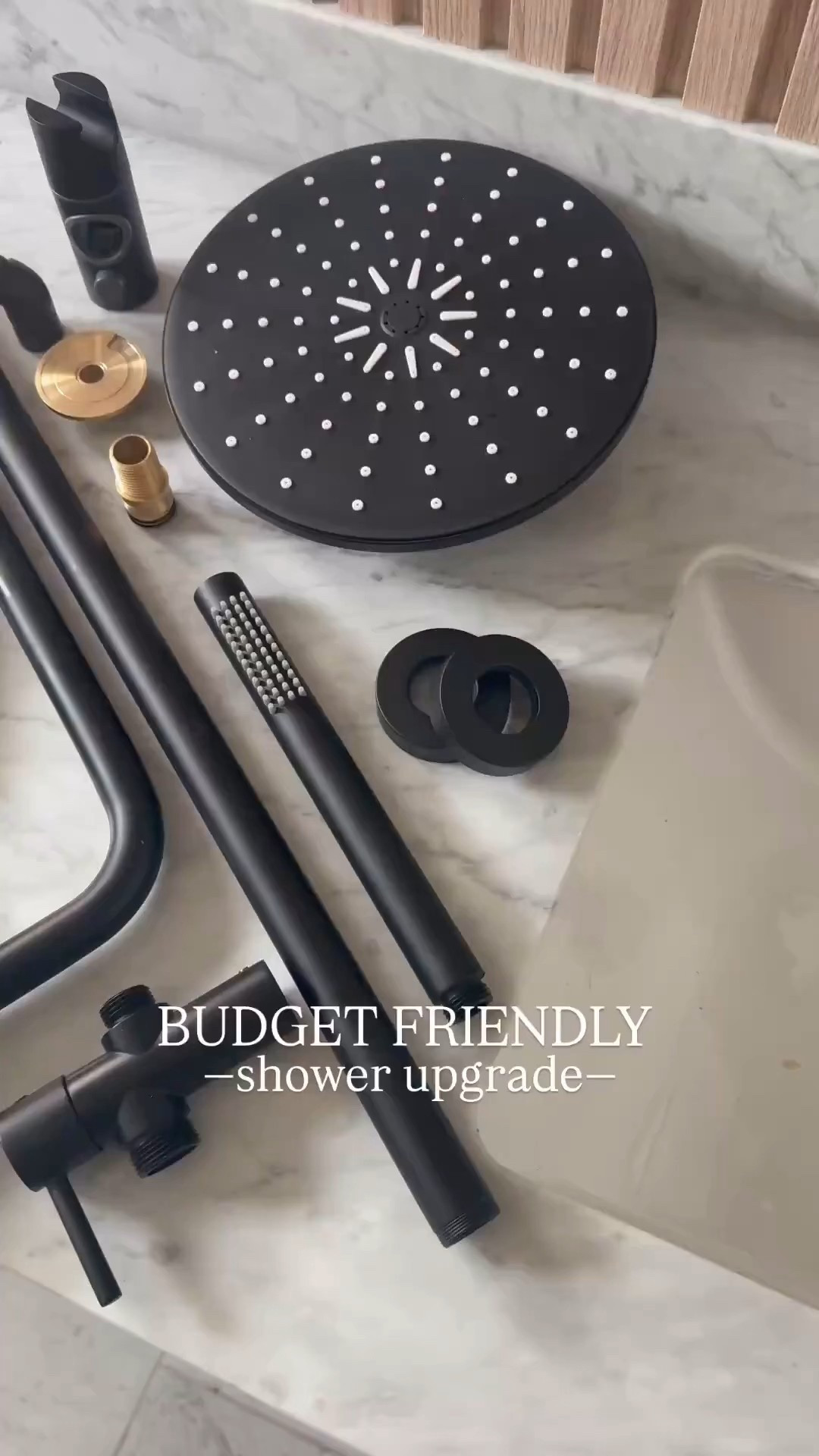 This is a simple upgrade that makes a noticeable difference without a full renovation.
I like this retrofit showerhead for bringing a more comfortable, spa-like feel to an everyday bathroom.
The handheld wand adds flexibility and makes routine cleaning easier.
Linked here for reference if you’re considering a functional refresh. 

 #LTKU #LTKHome #LTKSaleAlert