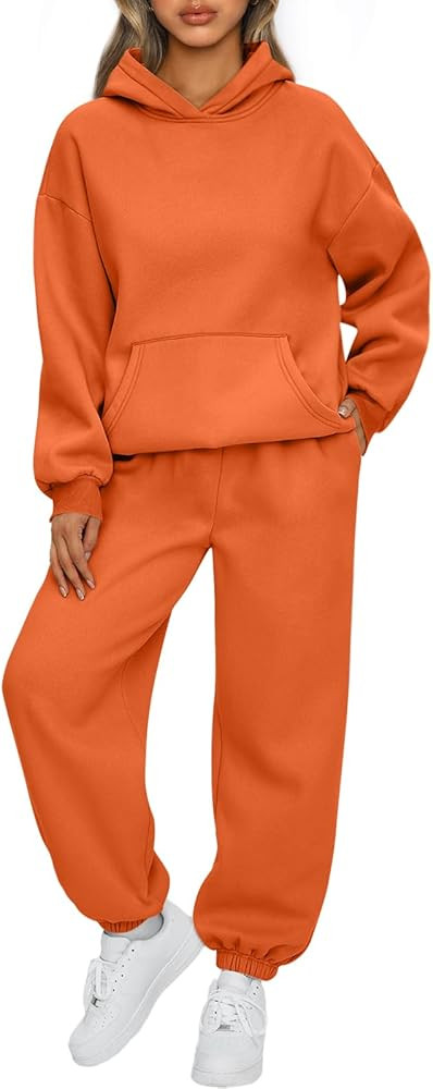 AUTOMET Womens 2 Piece Outfits Sweatsuit Sets, Oversized | Amazon (US)