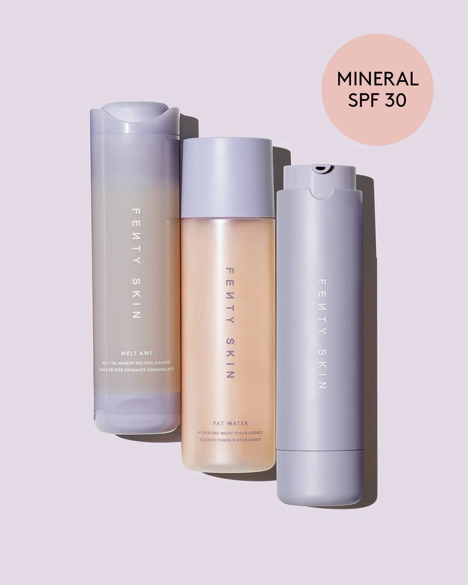 Fenty Skin Start’rs Full-Size Bundle with Mineral SPF: Dry Skin Edition | Fenty Beauty