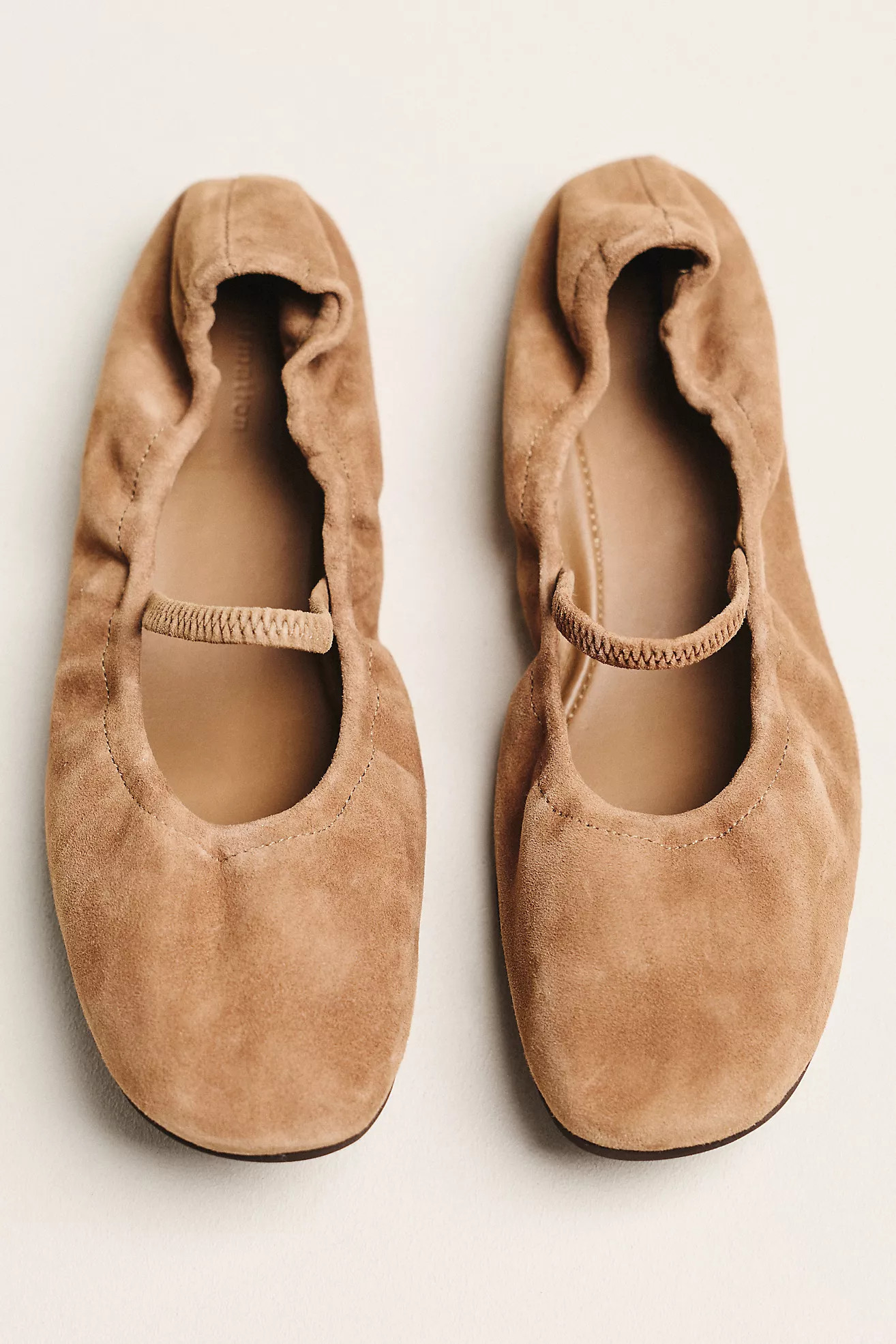 Reformation Buffy Ruched Ballet Flats | Anthropologie (US)
