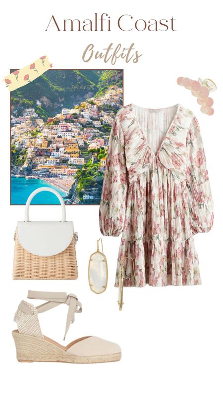 Amalfi coast, pink dress, floral dress, summer dress, pink clutch, vacation outfit, summer outfits 

#LTKStyleTip #LTKFindsUnder50 #LTKTravel