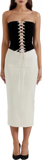 HOUSE OF CB Jaina Strapless Dress | Nordstrom | Nordstrom