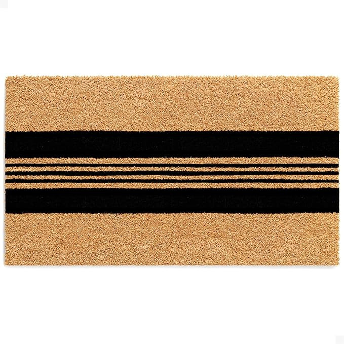 THEODORE MAGNUS Door Mat - Welcome Mat for Front Door with Non-Slip Backing - Durable Coir Doorma... | Amazon (US)