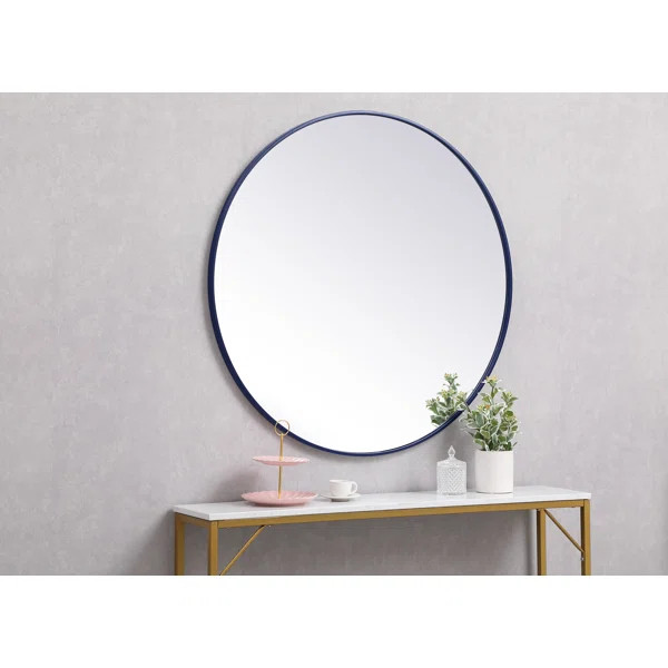 Needville Round Metal Wall Mirror | Wayfair North America