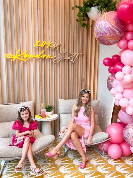 Mommy and me pink outfits, Barbie pink outfits, puff sleeve dress for girls, girls dress, Barbie pink dress for women, amazon pink dress, Barbie x Kendra Scott event, Barbie party 

#LTKunder50 #LTKkids #LTKfamily