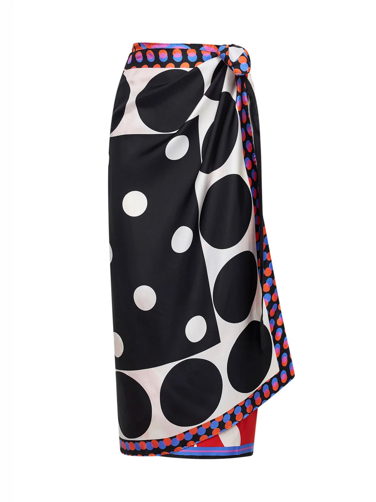 Dries Van Noten Scarfy Graphic Wrap Skirt | Cettire Global