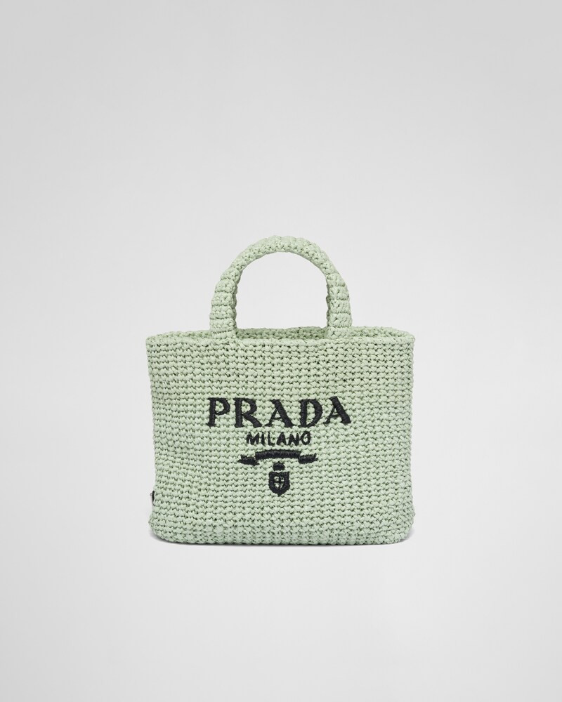 Small crochet tote bag | Prada Spa US