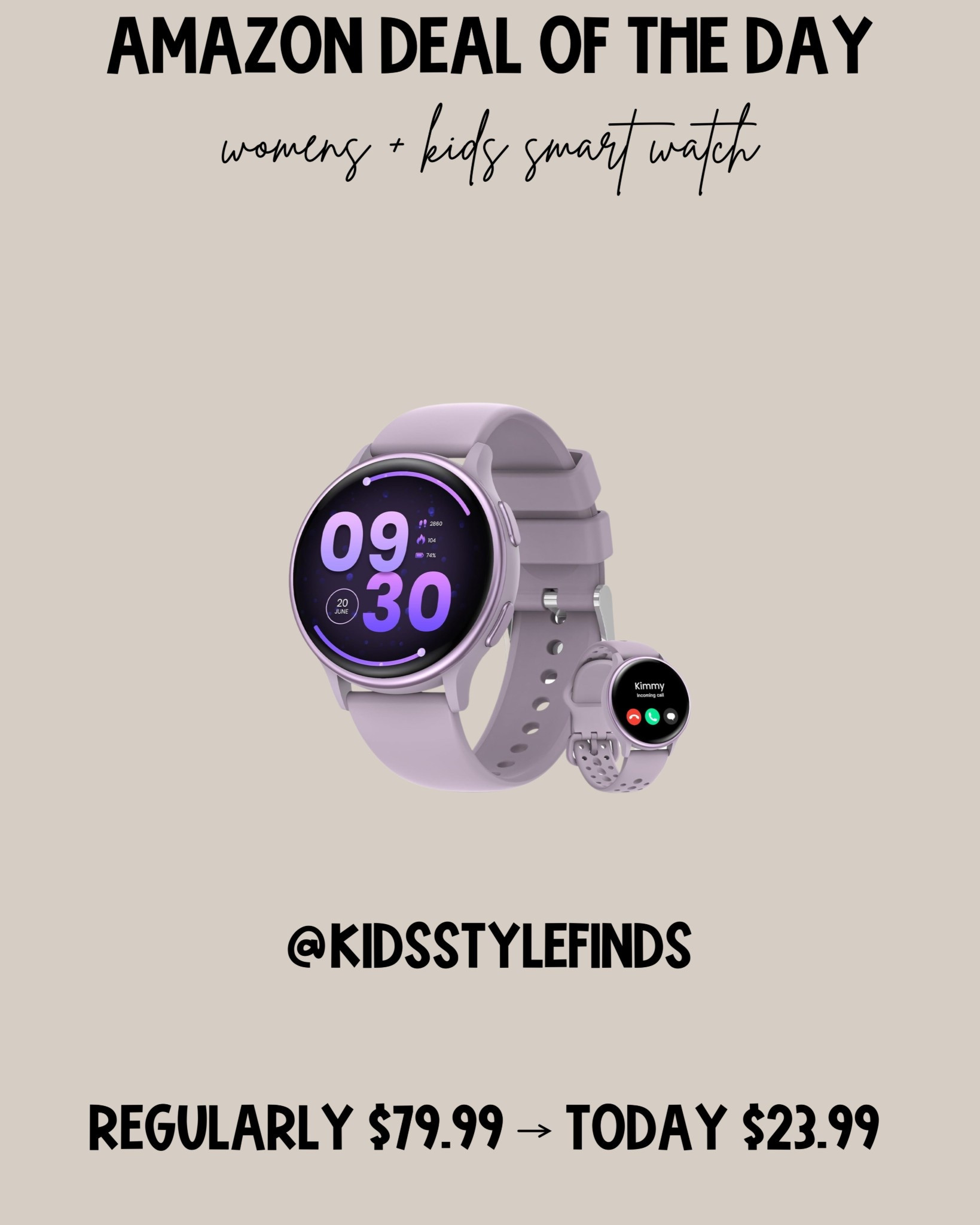 Amazon deal of the day! Women's smart watch ⌚️⏱️ Use code "SIY2B353" at checkout for additional savings. 

#ltkamazon #amazon #amazonhaul #amazonfind #smartwatch #watch #womenswatch 

#LTKFindsUnder50 #LTKSaleAlert #LTKActive