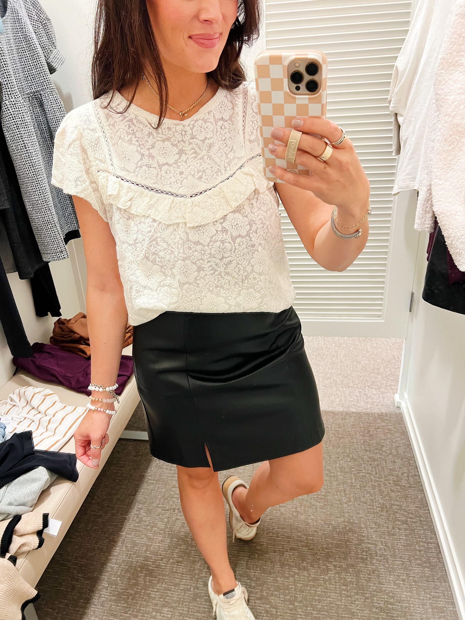 The prettiest lace top!! In a medium but it’s more true to size!

• size 4 skirt

#LTKstyletip #LTKSeasonal #LTKfindsunder50