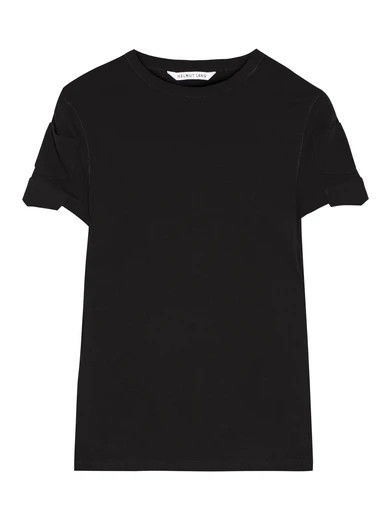 Helmut Lang - Cotton-jersey T-shirt - Black | NET-A-PORTER (US)