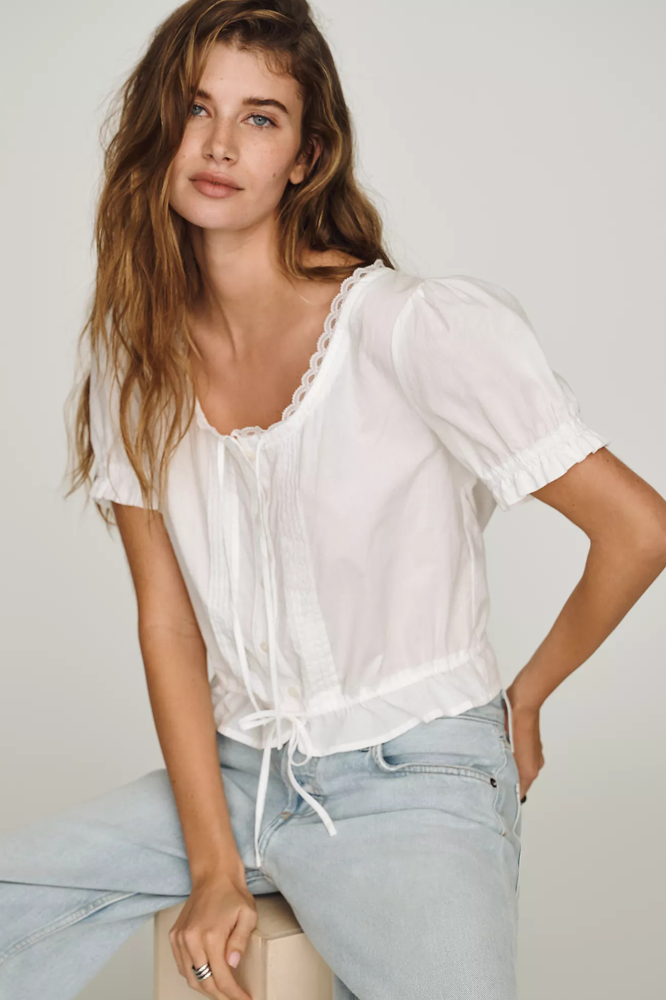 MOTHER Love Letter Top | Anthropologie (US)
